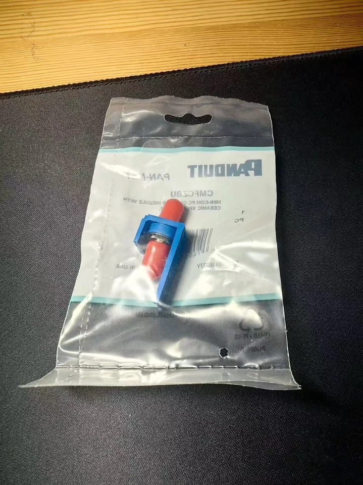 PANDUIT CMSEISCEI ( 10PC) MINI-COM SIMPLEX FIBER OPTIC ADAPTER MODULE - Image 2 of 4