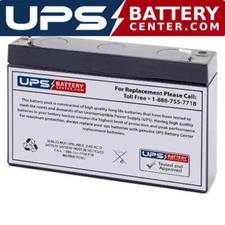 Powertron PT7-6 6V 7Ah Replacement Battery