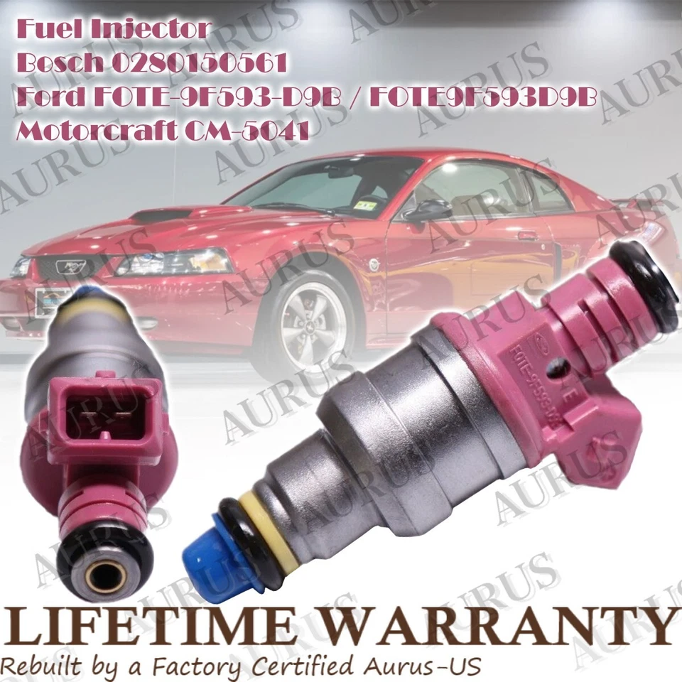 X8 Inyectores de combustible OEM BOSCH 0280150561 para Ford Mustang 1999 2000 2001-2004 4,6 L Foto 3 de 4