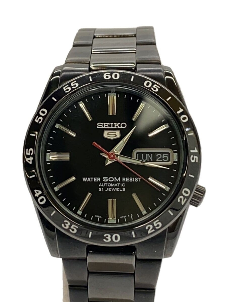 SEIKO 5 セイコーファイブ 7S26-02T0 SEIKO 5 Sports 7S26-02T0 Automatic Men's Watch Black Dial