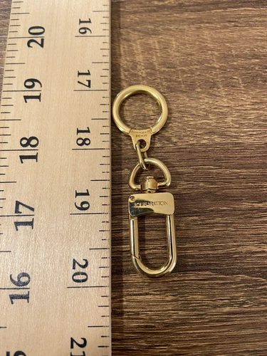 Louis Vuitton Gold Metal Keychain Bag Charm, Made In France, Very Good Cond.