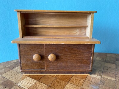 Schrank Hermann Rülke 50er  Puppenstube Puppenhaus 1:12  living room cabinet