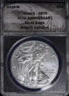 2016 W $1 American Silver Eagle ANACS SP 70 (BU Uncirculated) ASE
