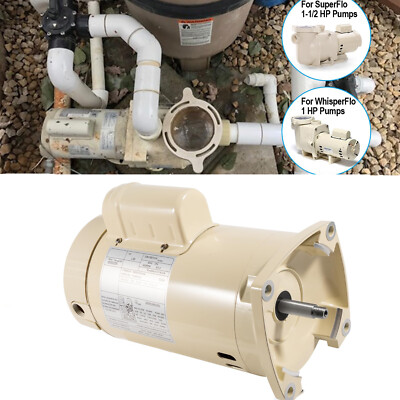 Energy Efficient Replacement Motor Compatible with WhisperFlo Pool Pumps