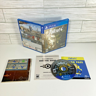 Fallout 4 (Sony PlayStation 4, 2015 PS4) With Poster