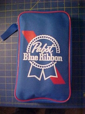 PABST BLUE RIBBON PING PONG TRAVEL SET! NET,  2 PADDELS, & 3 PBR LOGO BALLS! NEW