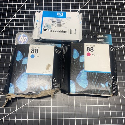 Genuine HP 88 Ink Cartridge 3 Pack for Officejet Pro L7480 L7400 L7500 L7550