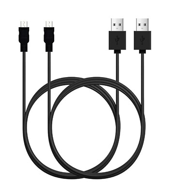 FOR Cloud Mobile Stratus C5 Elite 2X 10 ft/3 m Mirco USB Charging Cable
