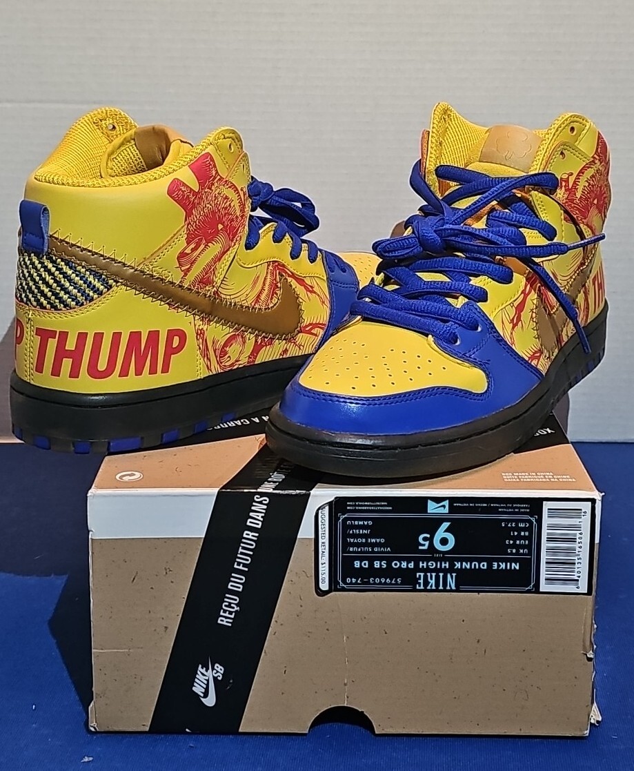 Size Nike Dunk Pro SB DB High Doernbecher for sale online