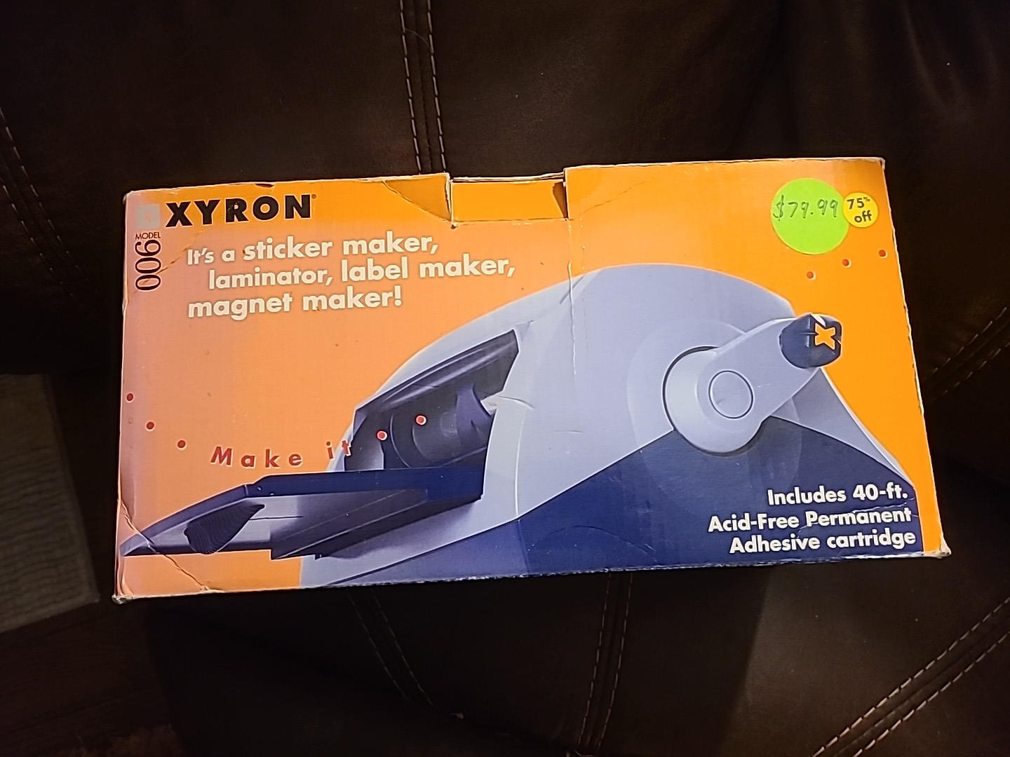 Xyron Model 900 Label Sticker Maker with 2 Cartridges and Laminator-image