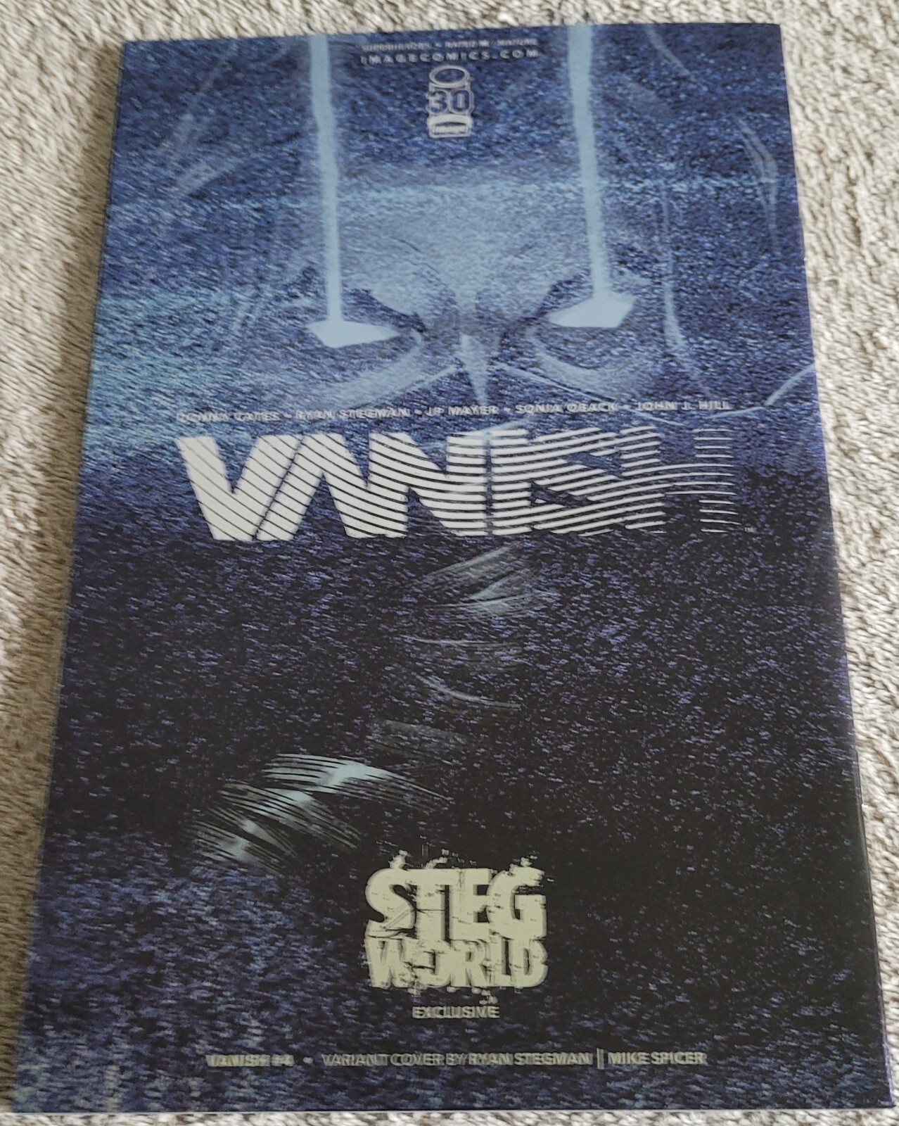 Vanish #4 (Foil Virgin Wormhole Variant) Signed By Ryan Stegman W/ Coa