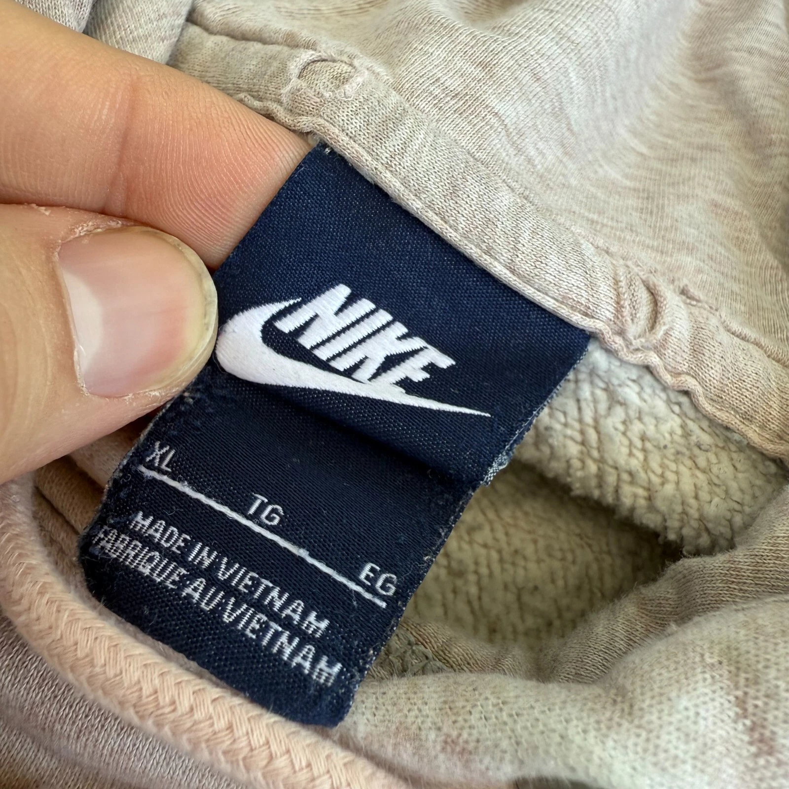 OFF WHITE Felpa Nike unisex grigia con cappuccio manica lunga felpa con cappuccio tempo libero casual XL