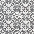 Moroccan Vinyl Flooring Roll Tile Effect Black & White Foam Sheet Kitchen Lino