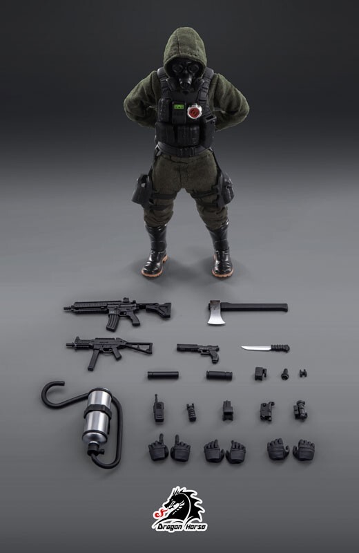 DH-S002LG SCP Foundation Series MTF Zeta-9 Mole Rats 1/12 Figure