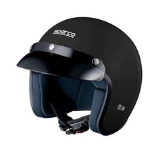Sparco CLUB J-1 Open Face Helmet ECE Approved Black Matt - XL