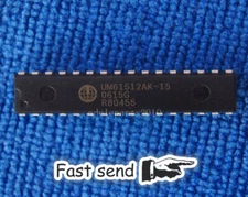 5pcs UM61512AK-15 64K X 8 BIT HIGH SPEED CMOS SRAM DIP-32