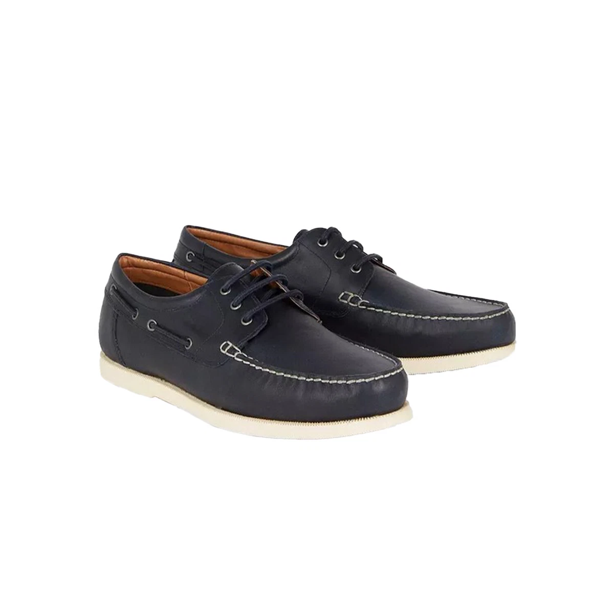 Burton Mens Leather Boat Shoes BW1024 eBay
