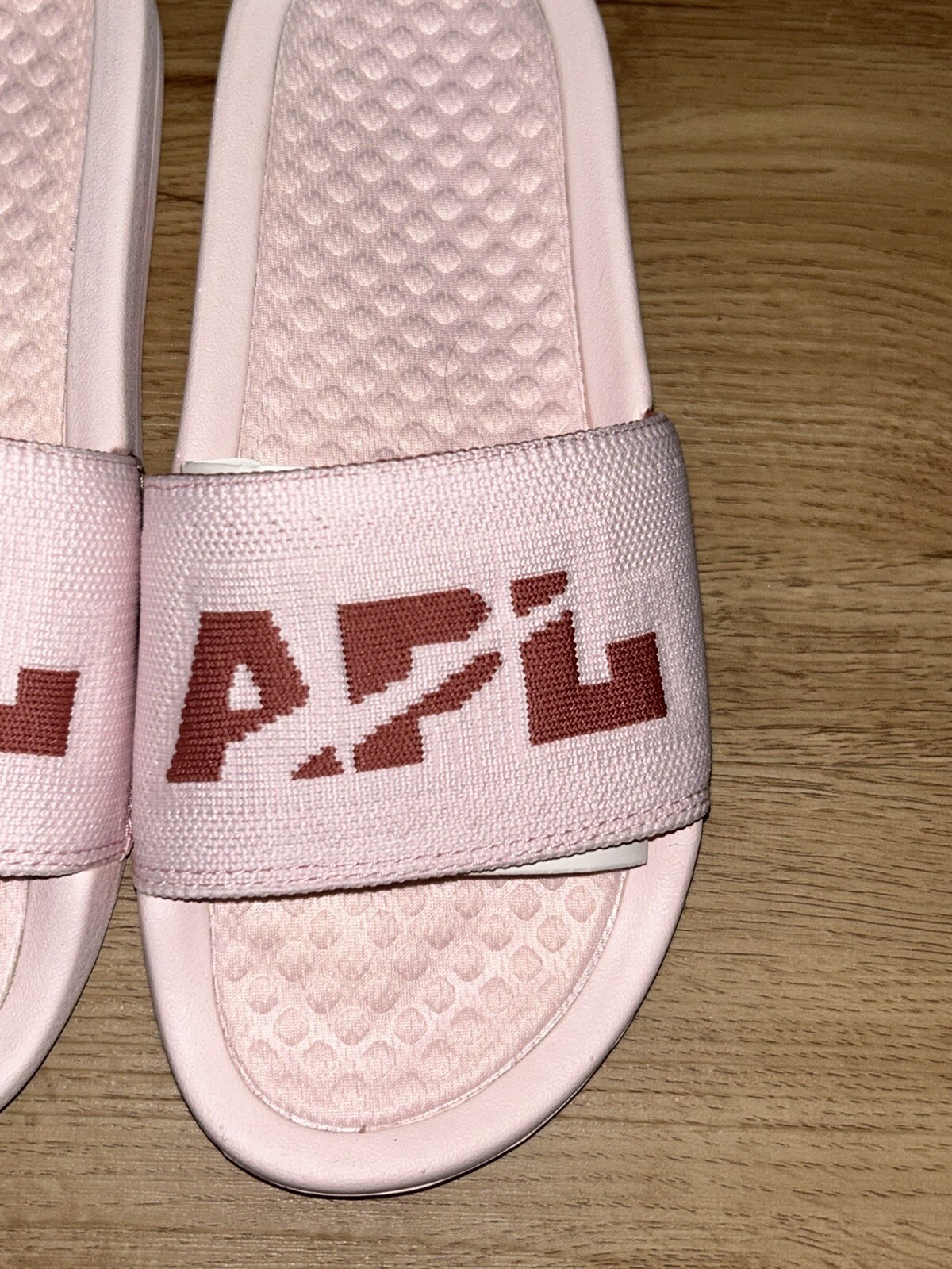 APL LINEA DONNA TECHLOOM SLIDES SANDALI TAGLIA 6 ROSA SENZA TESSUTO