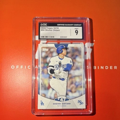 Topps 2024 50/50 Shohei Ohtani #94 CGC 9 Los Angeles Dodgers Baseball Card