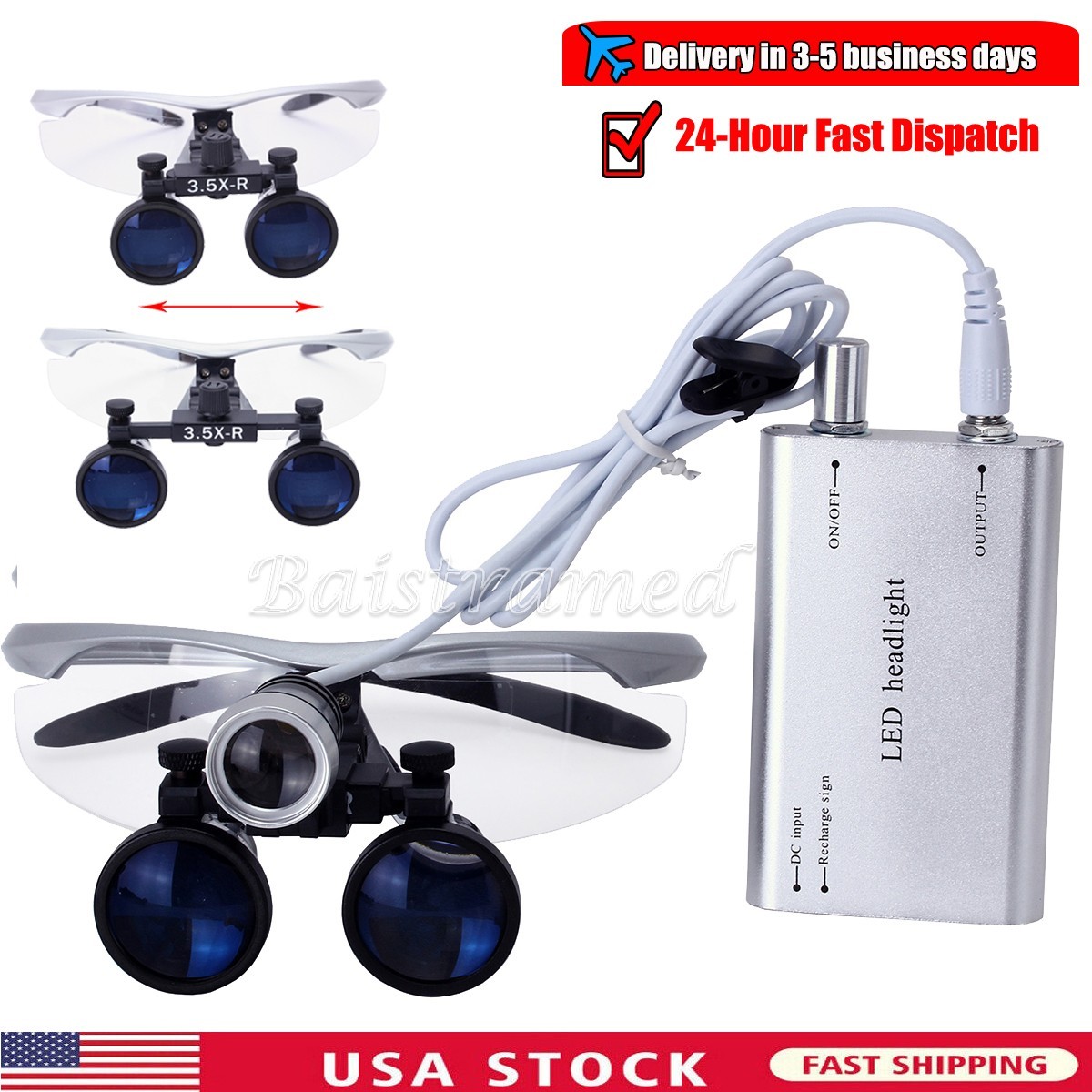 3.5X Magnification Binocular Dental Loupe Surgery Magnifier