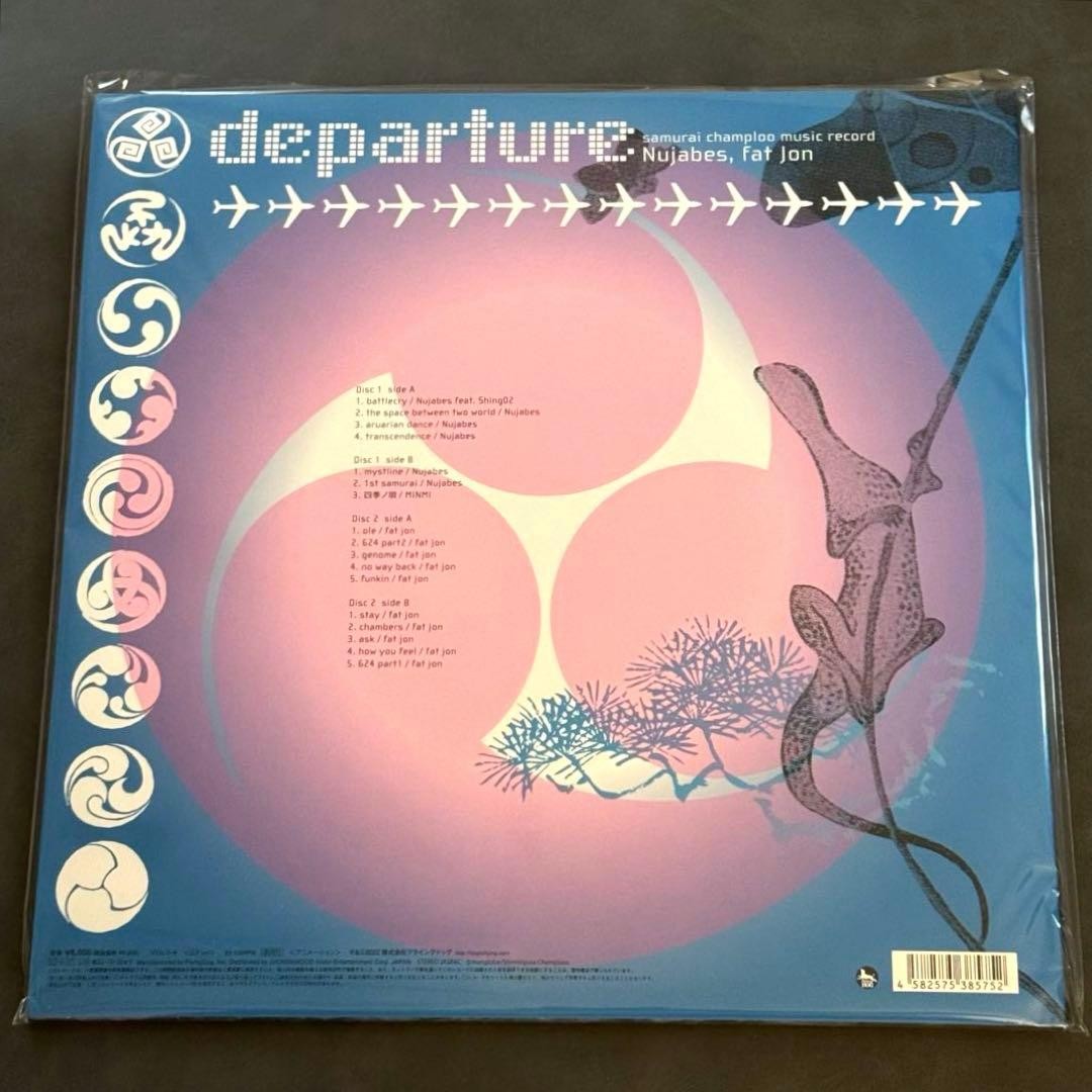 Samurai Champloo Music Record Departure Nujabes Fat jon 2LP Vinyl