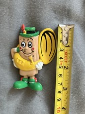 Vintage IHOP House PANCAKE Vinyl FIGURE Promo TOY German Von Der GUS HORN TUBA