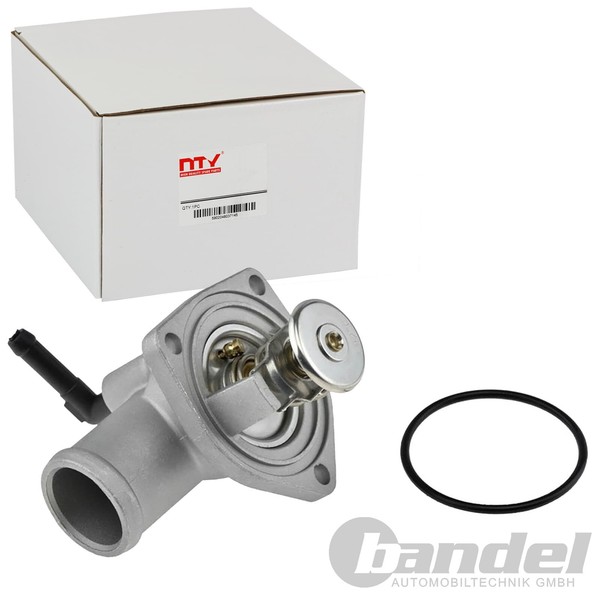 NTY 92°C Thermostat MIT Schelle Passend FüR Opel Astra Combo Corsa Meriva-image