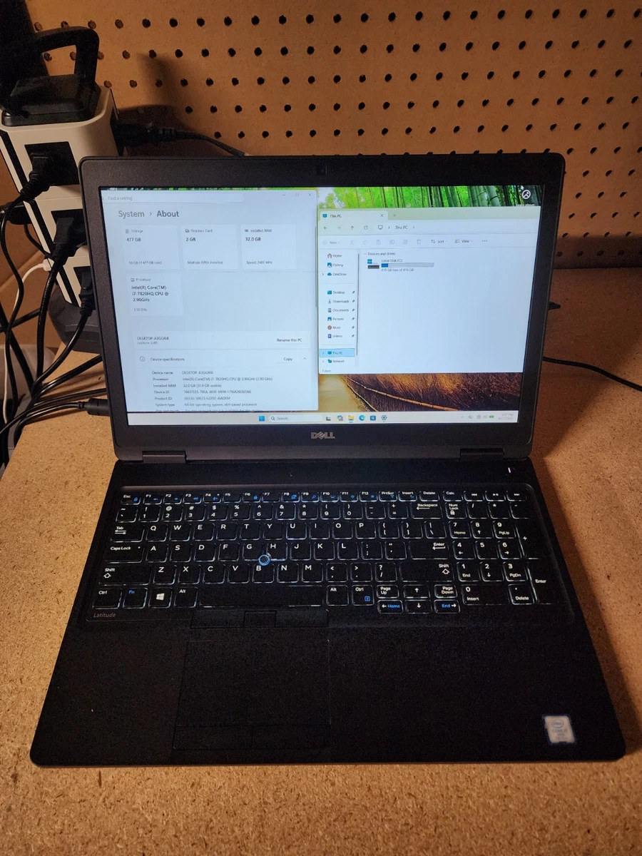 Dell Intel Core i7 7th Gen. 32 GB RAM PC Laptops & Netbooks for