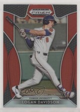 2019 Panini Prizm Draft Picks Red Prizm Logan Davidson #23 1b9
