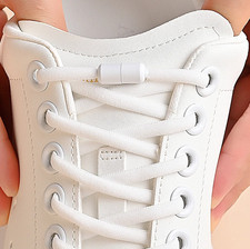 1 pair Elastic No Tie Shoelaces Quick Lock Sneaker Shoe Laces