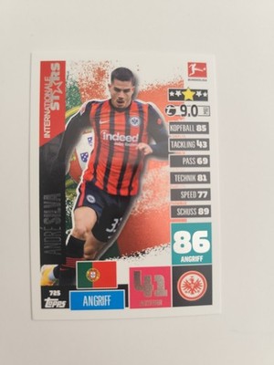 Match Attax Extra 20/21 Silva Internationale Stars 725 Eintracht Frankfurt