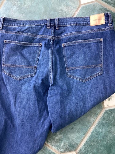 Jack Wills Denim Azul Jeans Cremallera Mosca Cintura 38 Pierna 32 En muy buena condición Jeans Slim Fit - Imagen 6 de 6