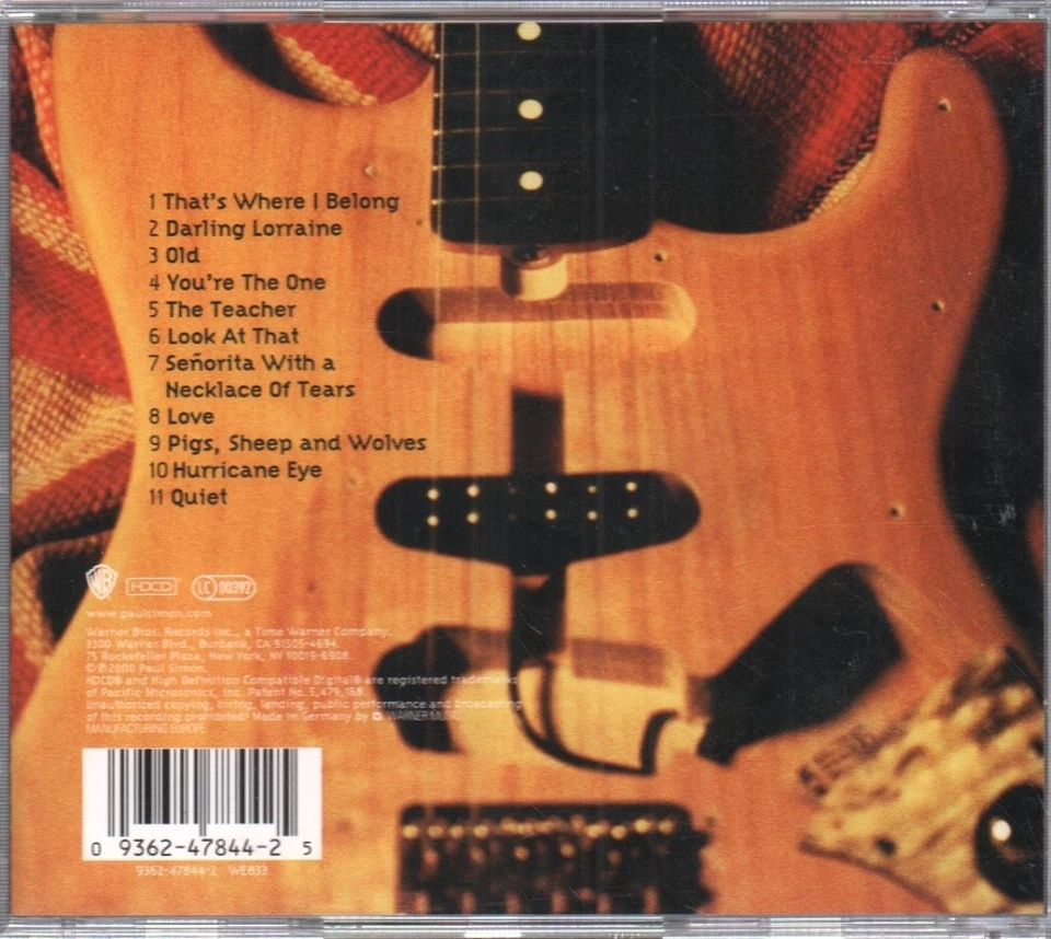 Paul Simon You're The One CD Europa Warner 2000 9362478442 - Bild 2 von 2