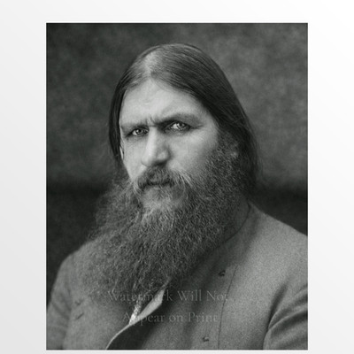 Grigori Rasputin Photo Print   Russian Mystic Portrait   Orthodox Monk