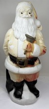 Santa Claus Blow Mold 19" Vintage Light Up Empire Made In USA