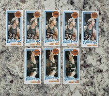 Larry Bird 1980 Lot (8) Scoring leaders (5) And Rebounding Leaders (3) Rookie RC