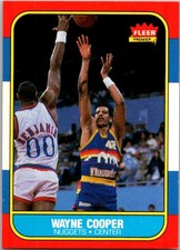 Wayne Cooper 1986-87 Fleer #18 Denver Nuggets