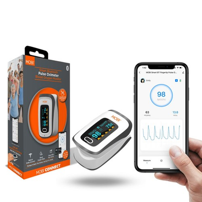 #ad #ad MOBI CONNECT Smart Bluetooth Pulse Oximeter Blood Oxygen Monitor $14.99