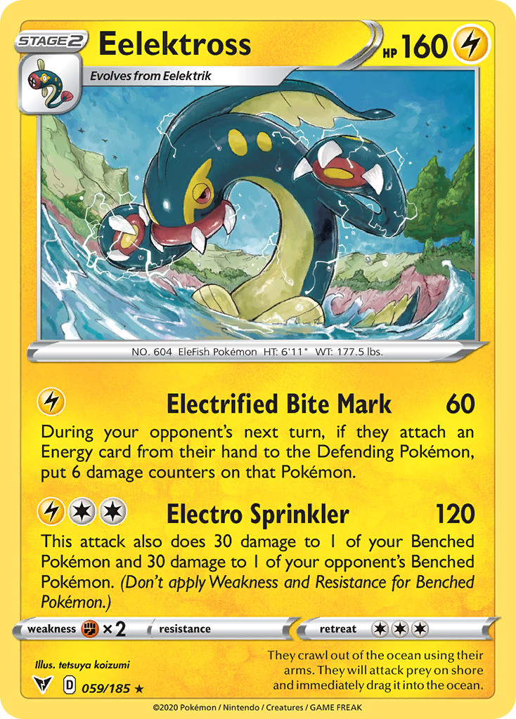 Eelektross 059/185 Reverse Holo - Vivid Voltage - Pokemon TCG - NM