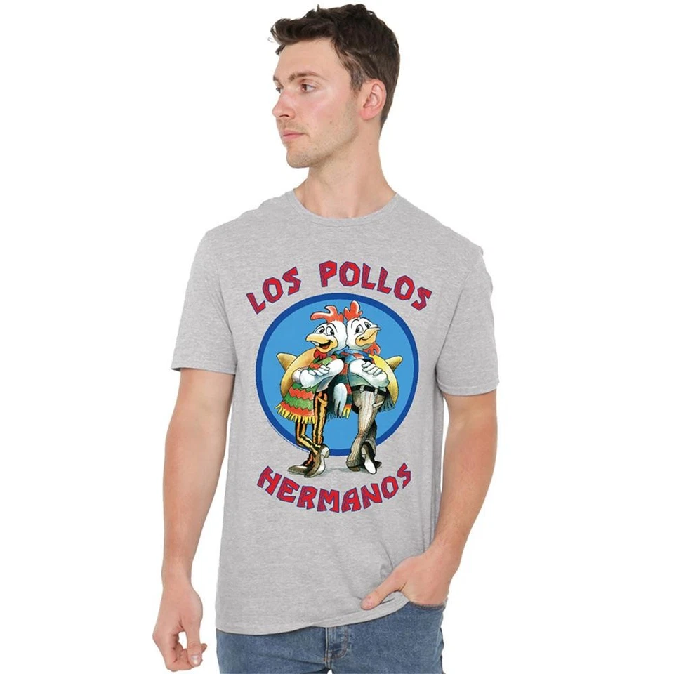 Breaking Bad - T-shirt LOS POLLOS HERMANOS - Adulte (TV20855) - Photo 4/4