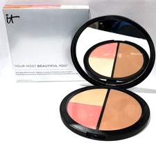 IT Cosmetics Live Love Laugh Vitality Disc BRONZER-BLUSH TINT & ILLUMINATOR