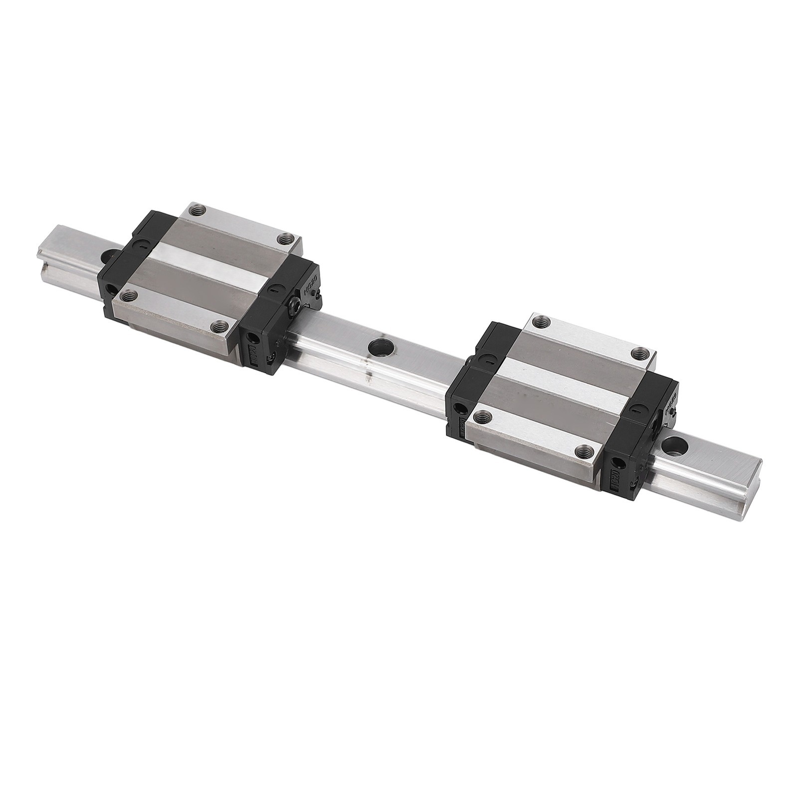 Linear Sliding Guideway with 2PCS HGW20CC Blocks 300mm Bearing Steel Linear