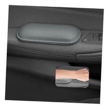 2PCS Car Door Armrest Pads,Soft Leather Memory Foam Car Knee Pads for Arm Gray