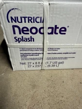 New, sealed Neocate Splash - 2 Cases Pineapple Orange