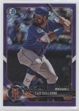 2018 Bowman Chrome Prospects Purple Shimmer Refractor 253/655 Luis Guillorme y0i