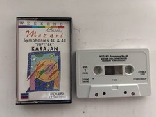 Weekend Classics- Mozart Symphs 40  41- Karajan- Cassette- Mint Condition