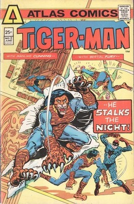 TIGER-MAN - No. 2 - STALKER IN A CONCRETE JUNGLE! Goodman, Charles and Larry (Ed