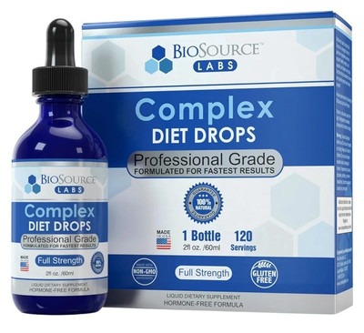 BioSource Labs Complex Diet Drops   Natural Weight Management Drops Unisex 2 oz
