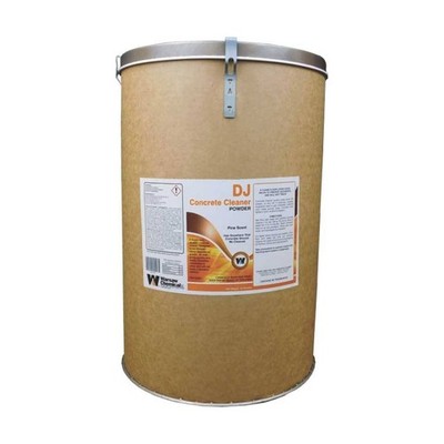 DJ Concrete Floor Cleaner Orange Powder 50lb Drum