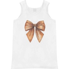 'Brown Bow' Adult Vest / Tank Top AV056918